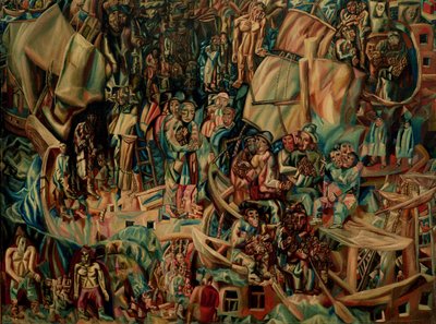 Portare il fiorire universale, 1919 da Pawel Nikolajewitsch Filonow
